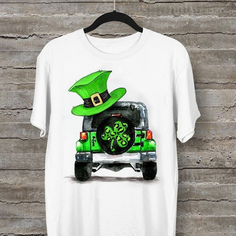 Jeep St. Patrick's Day T-shirt, Jeep Irish Day Shirt, Jeep Shirt For Men, Women